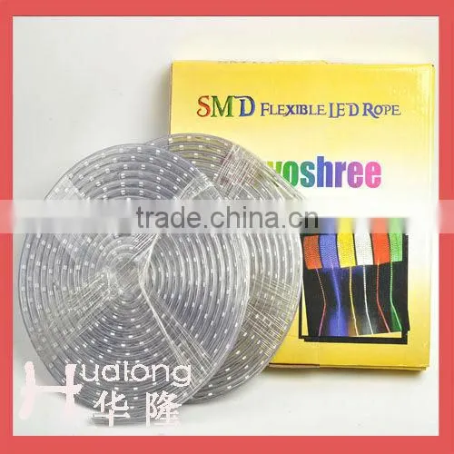 HL SMD output LED Flat Rope Light3528 220V