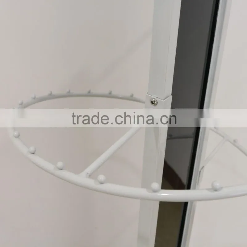 Save space Metal sexy woman lingerie display rack for sale