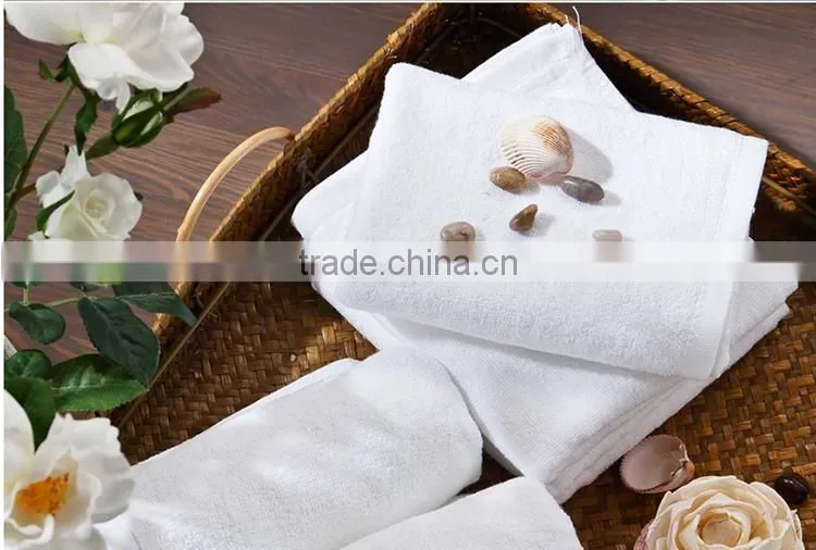 High quality hand towel to embroider wholesale hotel coton face towel
