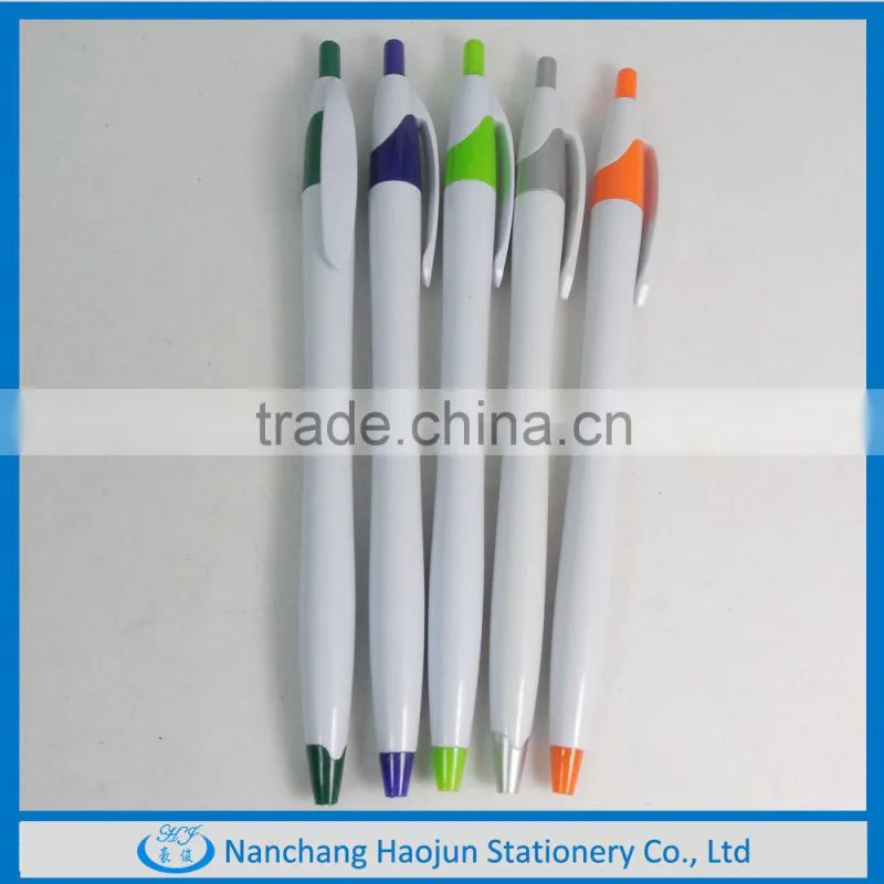 2015 Hot selling slim plastic cheap pen