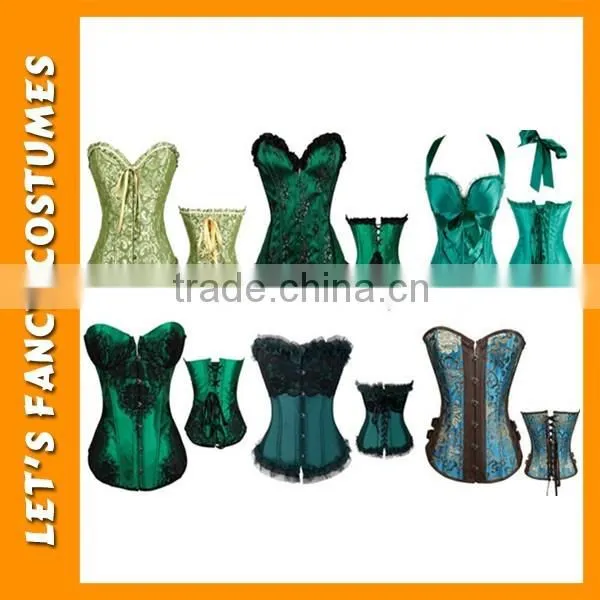PGWC2597 Sexy womens halloween lace up boned corset tutu fancy dress outfit costume S-XXL