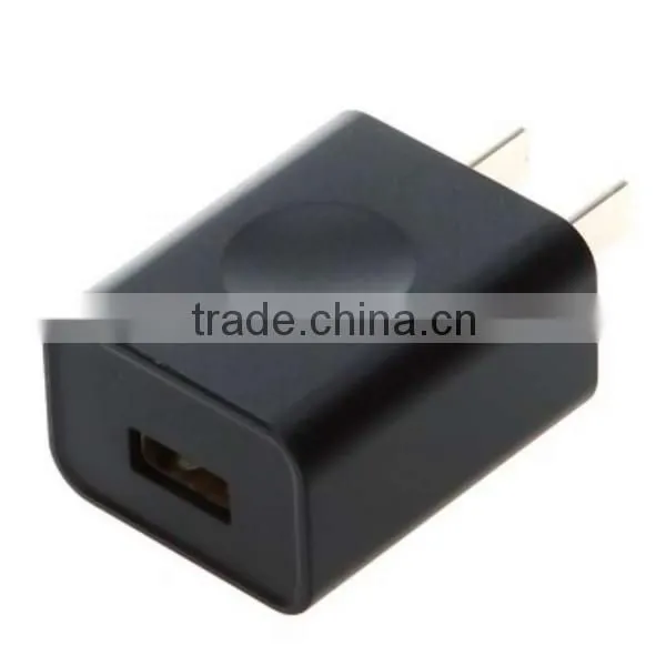 Plastic shell wall-type micro usb chargers 5v 1a travel chargers