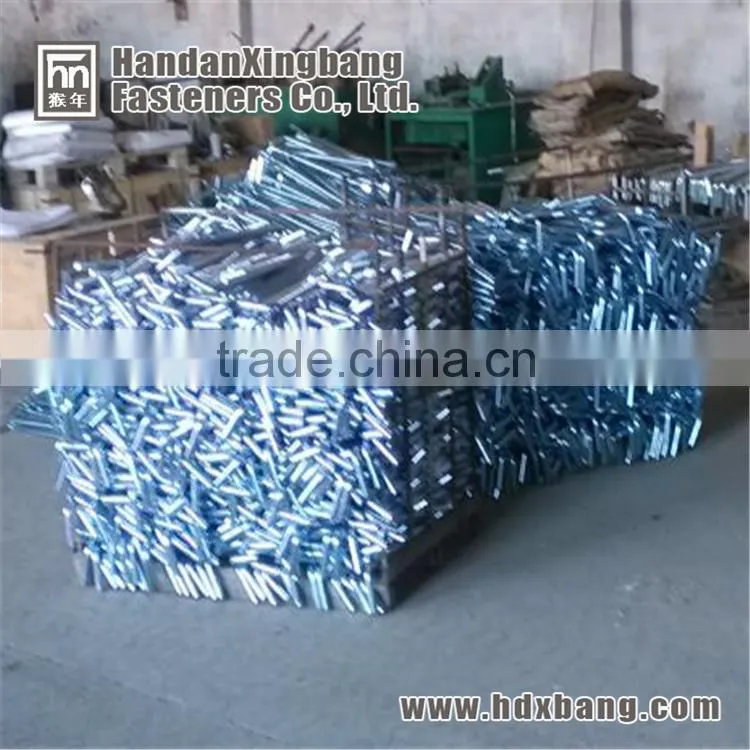 L anchor bolt with zinc plated manufacture in china hebei handan