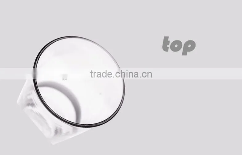 600ml Manufactury customized clear milk glass cup