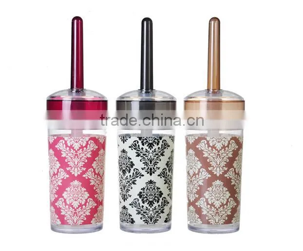 Unique Bathroom Accessories Plastic Bronze Toilet Brushes