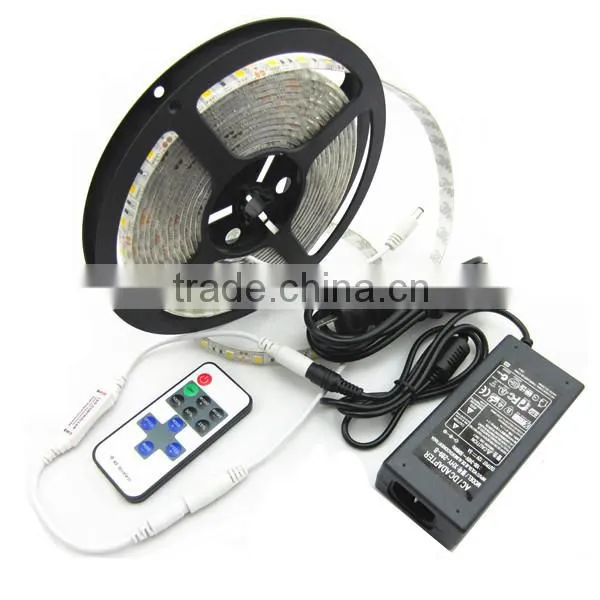 Hot CE&RoHS Dimmable LED Strip Kit, Waterproof or Non-waterproof Flexible LED Strip Lights Kit with Good Price