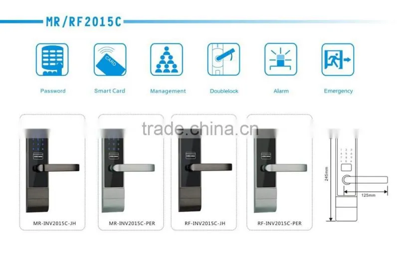 Hot selling New design hotel door lock