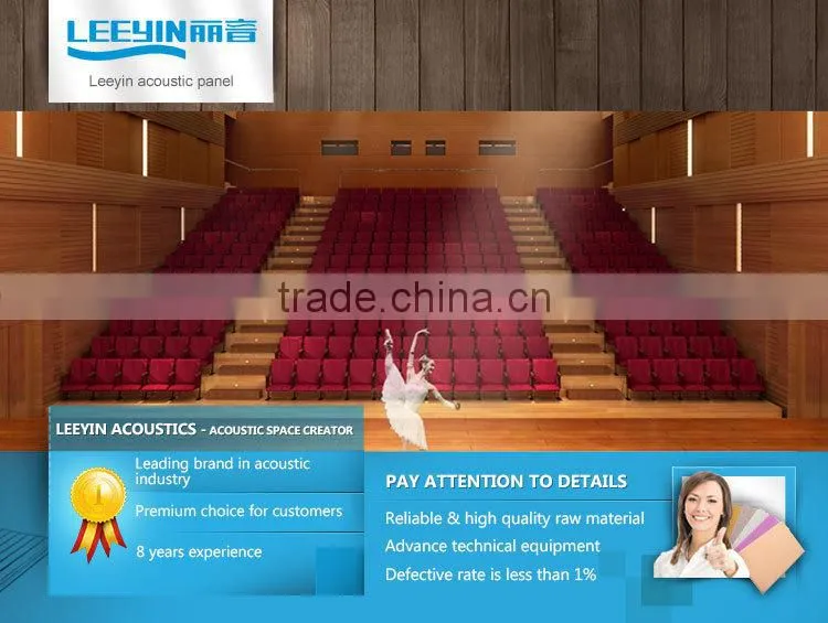 Best Selling Acoustic Material Soundproof Fabric Board