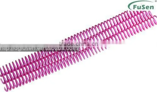 Measured Pitch, PVC Plastic Spiral binding, Single loop wire binding