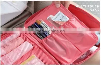 YIWU RODA 100%polyester fashion foldable cosmetics storage bag