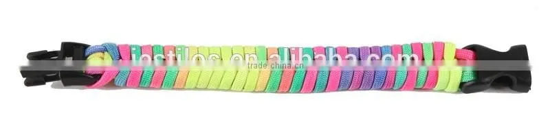 Rainbow paracord bracelet