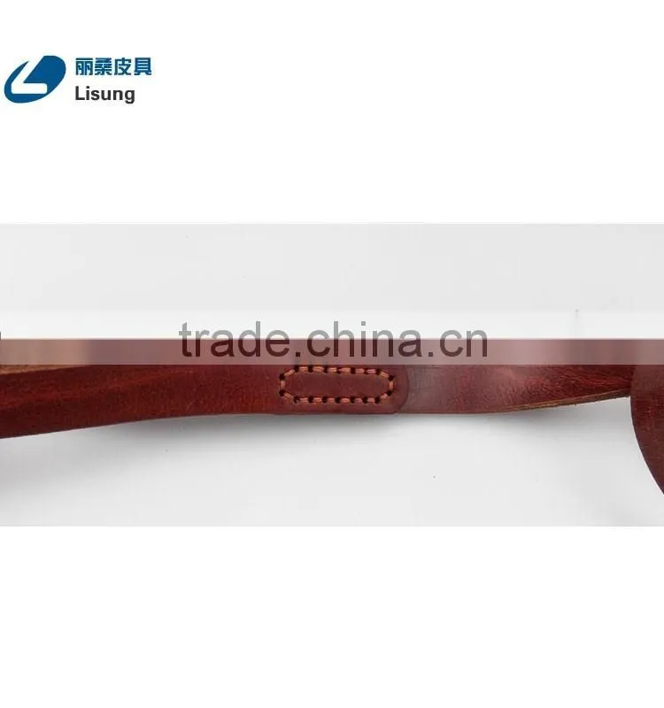 Alloy Hooking No Retractable Pure Cowhide Leather Dog Leash