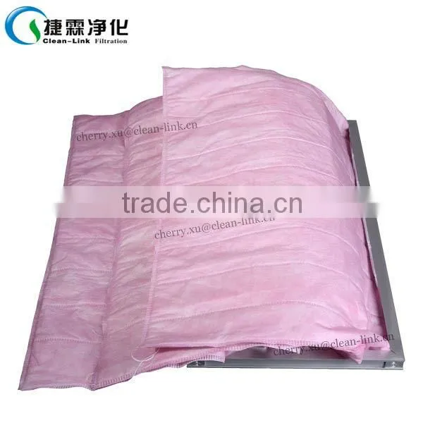 F5~F8 No-woven Pocket Filter for bags manufacturer