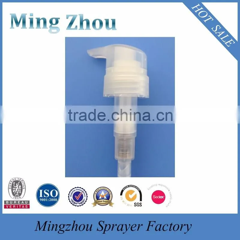 MZ Plastic Material and Bottles Usage liquid soap dispenser lotion pump