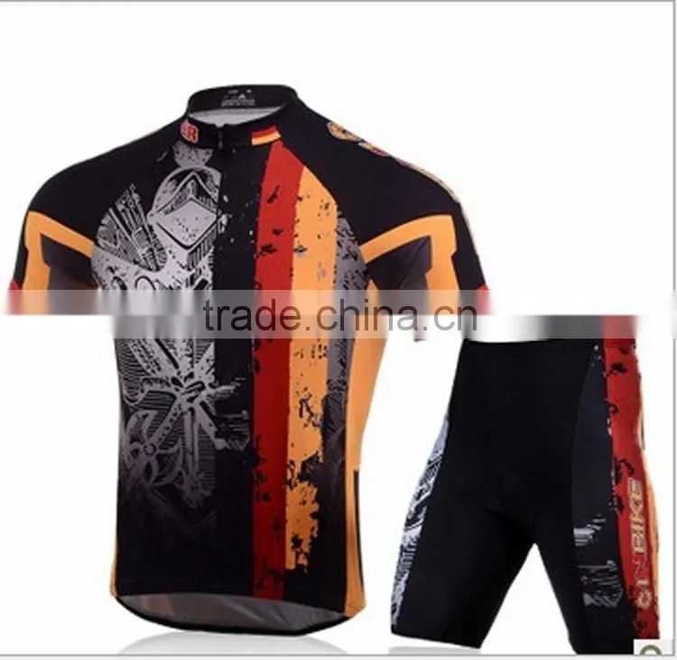 2015 Newest style bicycle jersey and Black bib shorts assos cycling wear