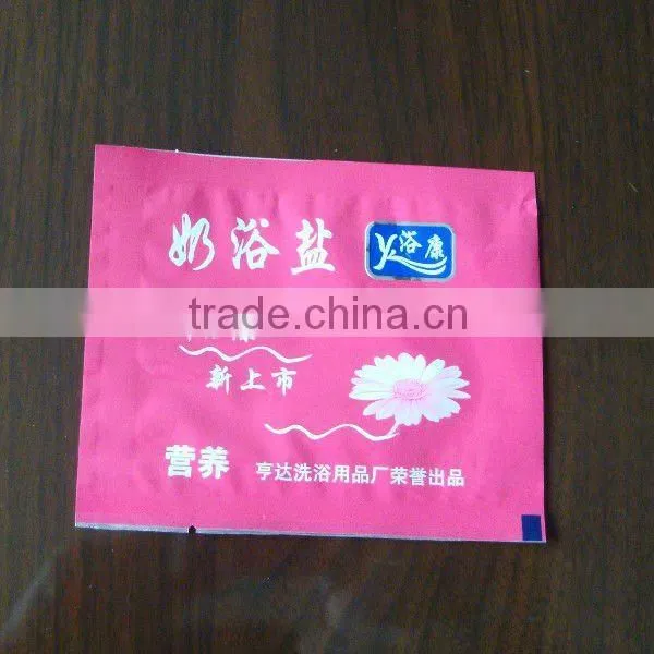 Plastic laminated bags for bath salts packaging (alibaba China)