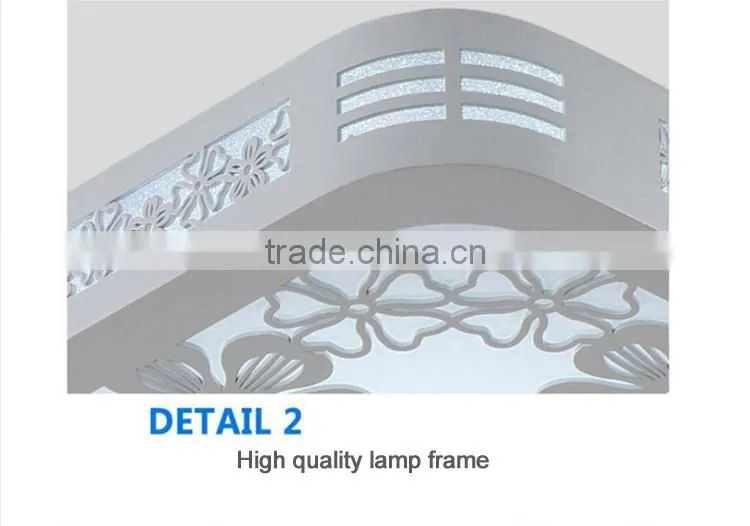 Unique Carving Design Square LED Ceiling Lights 230V Cheap Ceiling Lights