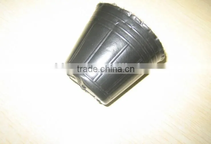Cup style,plastic nursery bags,factory cheap price black plastic pots for nursery plant