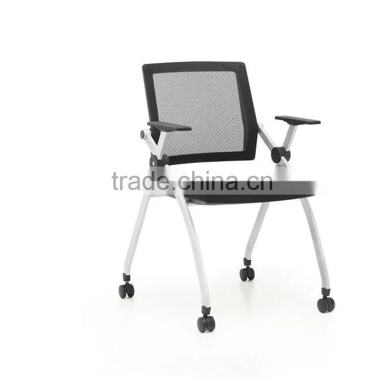 Sunshine Furniture Factory Cheap Pu Office Chair Adjustable Folding Armrest