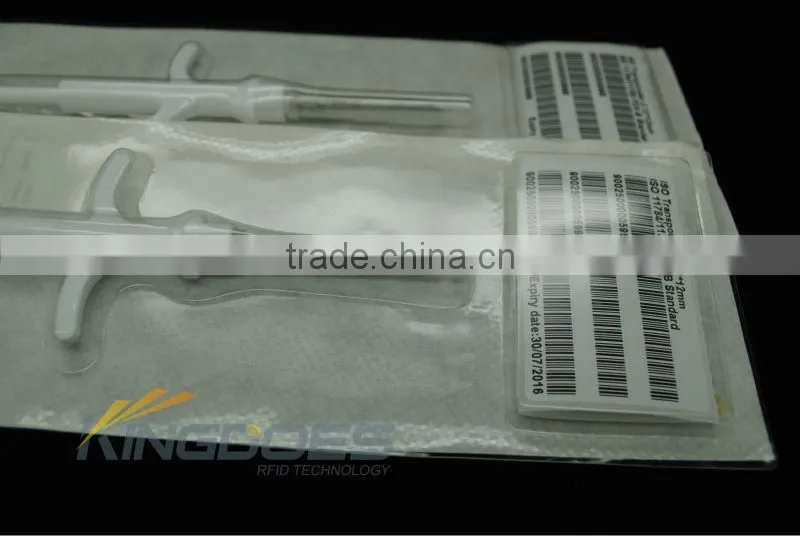 Implantable RFID Glass Tag for Animal Identification
