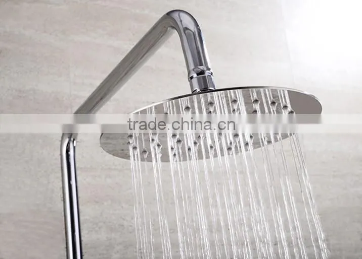 Super thin stainless steel bathroom water saving rain shower head