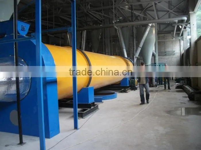 High humidity material rotary dryer for drying biological materials