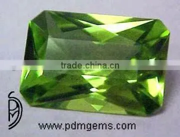 Peridot Octagon Cut