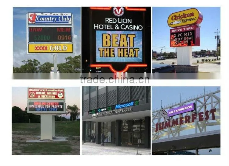 Asram 32X128pixel P7.62mm red green indoor dot matrix led message display sign with scrolling moving text