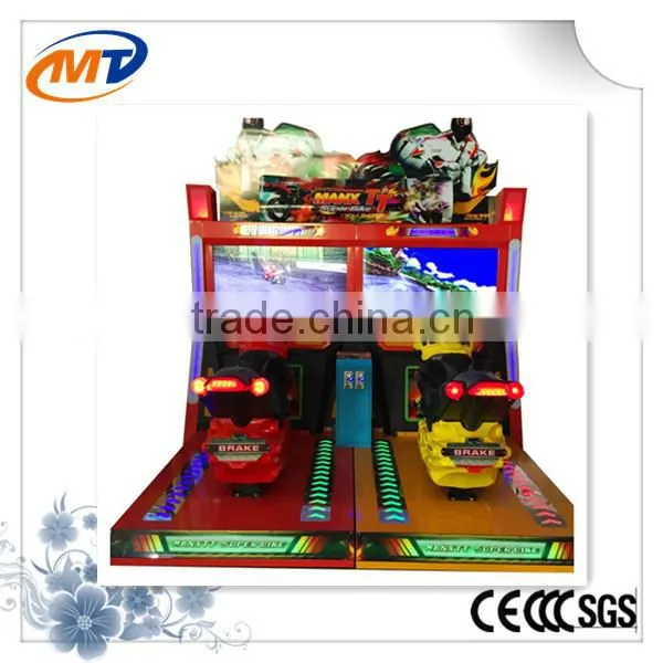 Coin operated car racing game machine/ racing car simulator with arcade games/ car racing amusement game machine with CE