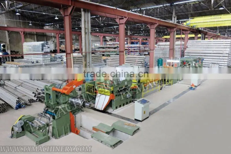 TX1300 full automatic Stainless Steel/ Metal Steel Strip Coil Cut To Length Machine Line