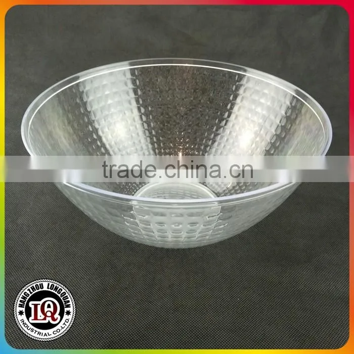 New Design Clear Color Dotted Plastic Bowl