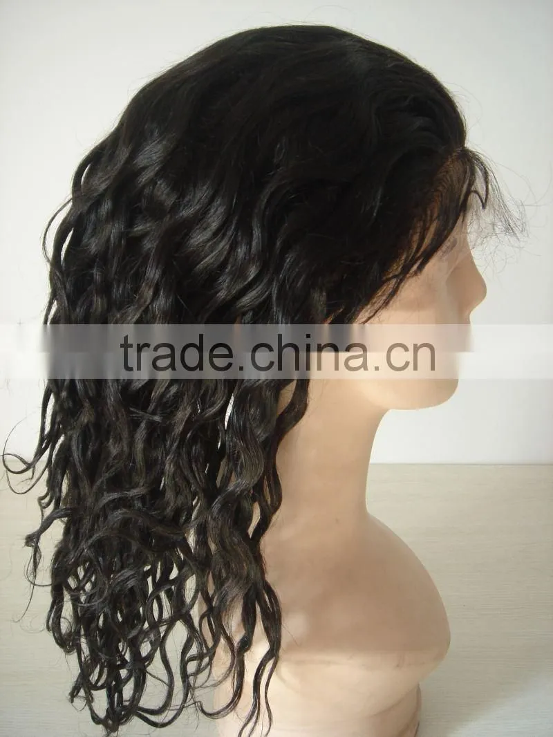 Brazilian Virgin Hair Lace Front Wig For Black People Made In China