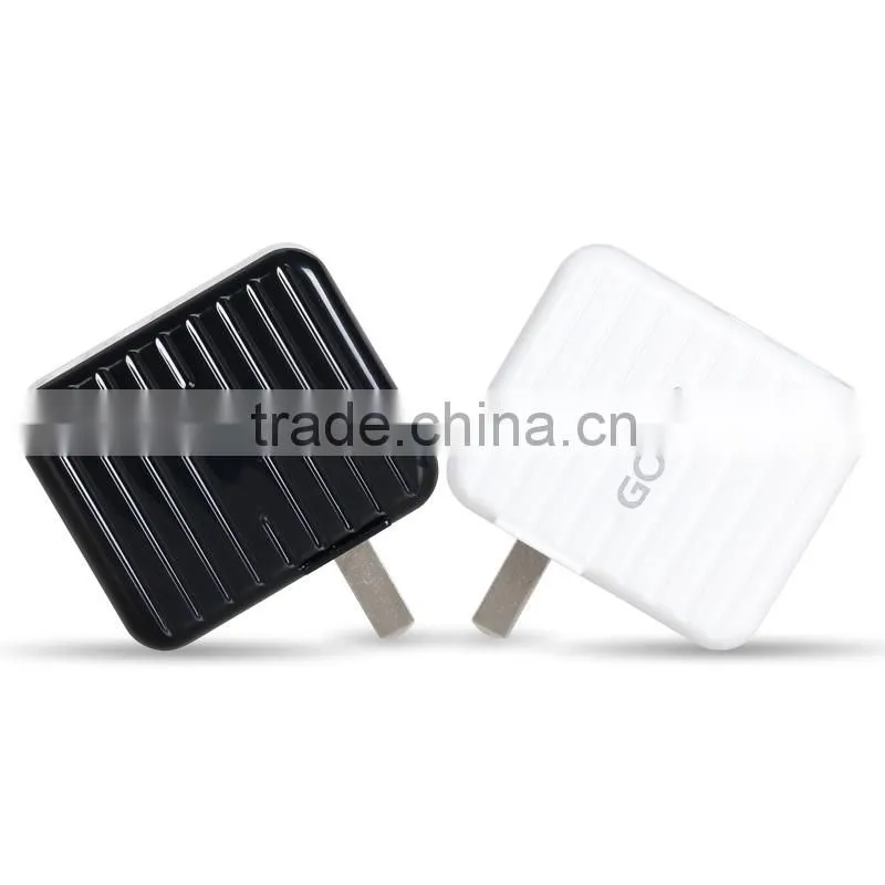 golf portable usb charger dual usb charger folding plug usb charger