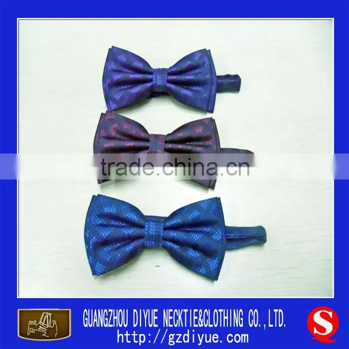100% polyester light red decorative bow tie