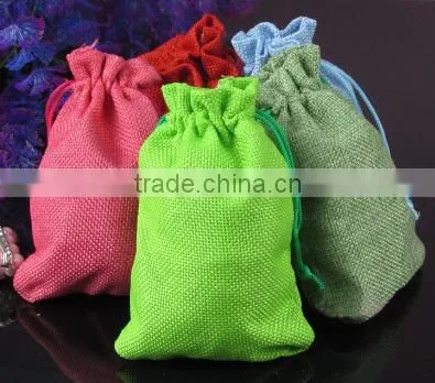 Linen Pouch in Solid color, designer linen pouch, linen jewelry pouch
