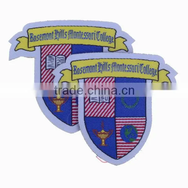 High quality OEM woven clothing pacth