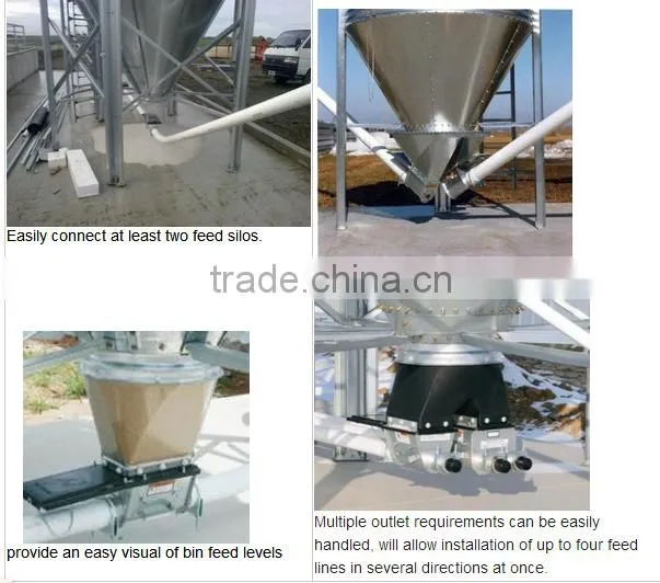 Galvanized feed silo