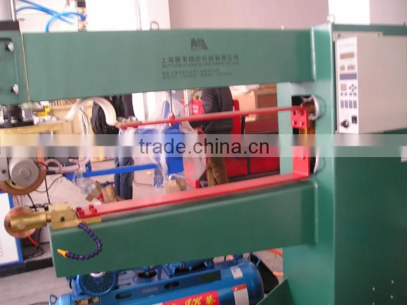 Galvanised metal tubes seam welding machine