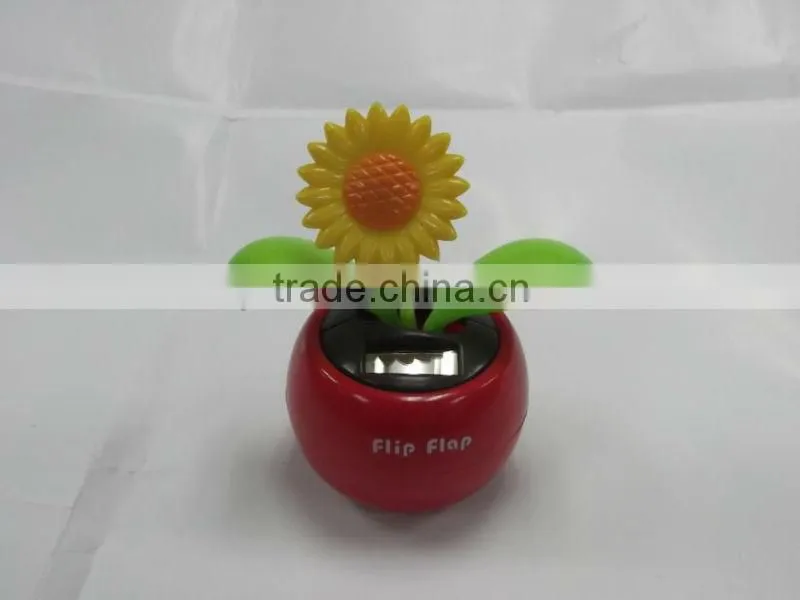 plastic solar flower shape gift