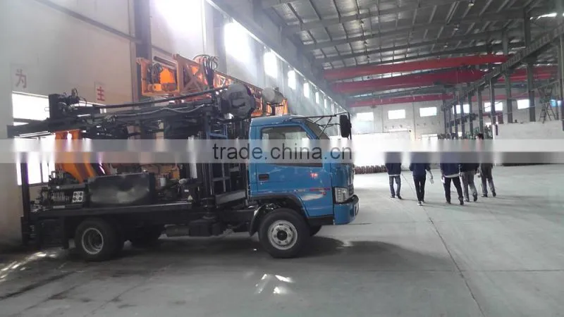 2015 Borehole drilling machine for 200m,small portable used water well drilling machine for sale,