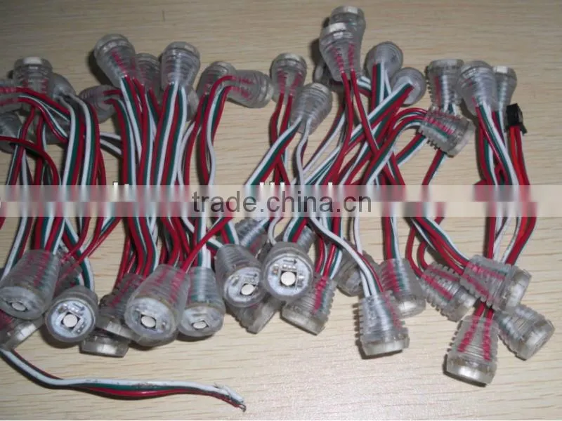 16mm full color led SMD pixel node,1903IC,DC5V input,50pcs a string;with one piece high bright 5050 SMD RGB LED