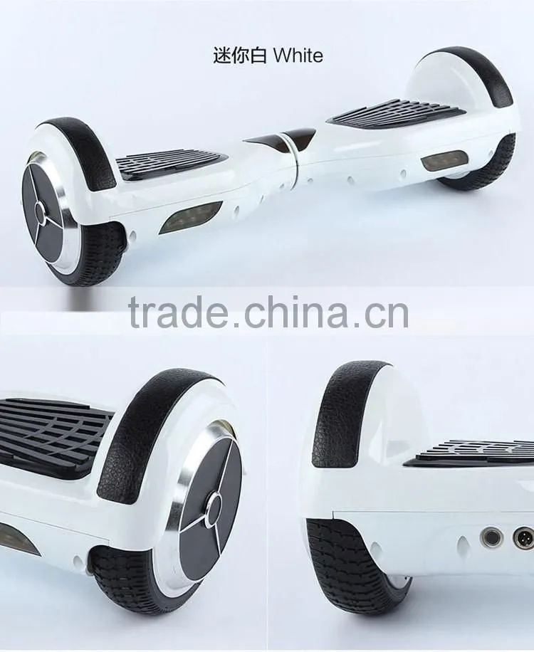 Standard Shenzhen 6.5 inch 350W two wheel smart electric self balancing scooter