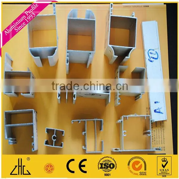 Wood Color Anodizing Polishing Aluminium Extrusion for sliding wardrobe door all types of 6063 anodized dies aluminium extrusion