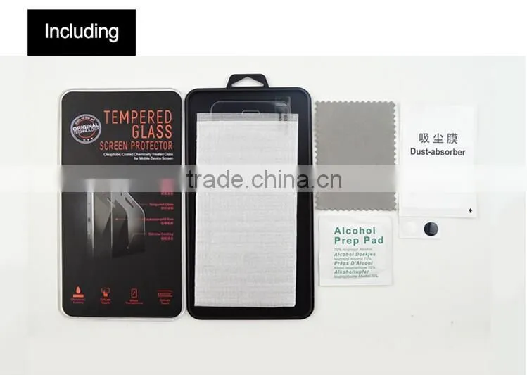Made in China tempered glass screen protector for galaxy mega