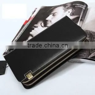 hot genuine leather hand wallet for business man