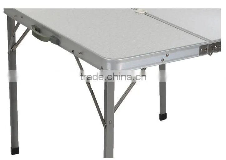 Bestsell MDF Aluminum Adjustable Camping Table Folding Set