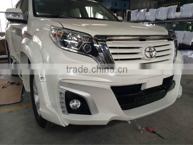 High quality PP 2015 Land cruiser FJ150 Prado Black Bison Wd design front bumper body kit for 2015 Land Cruiser FJ150