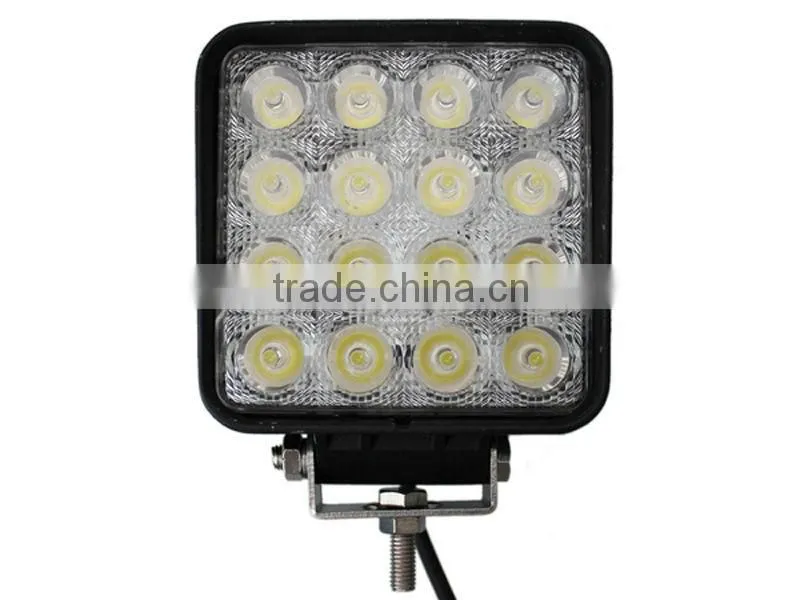 Latest new 6000k Xenon white Led work light, 48W led work lamp for tractor