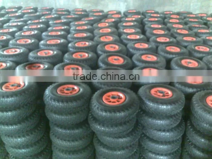 rubber wheel 16"x4.80/4.00-4 tire filling foam PU wheel