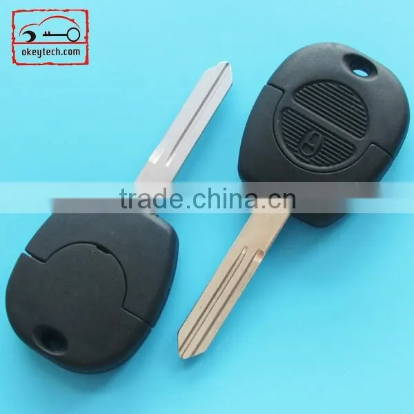 Hot Sale Auto N issan Remote key 2 button key shell NSN14 for N issan car key case